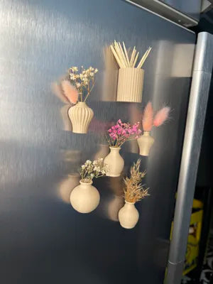 Refrigerator Magnets Mini Vases