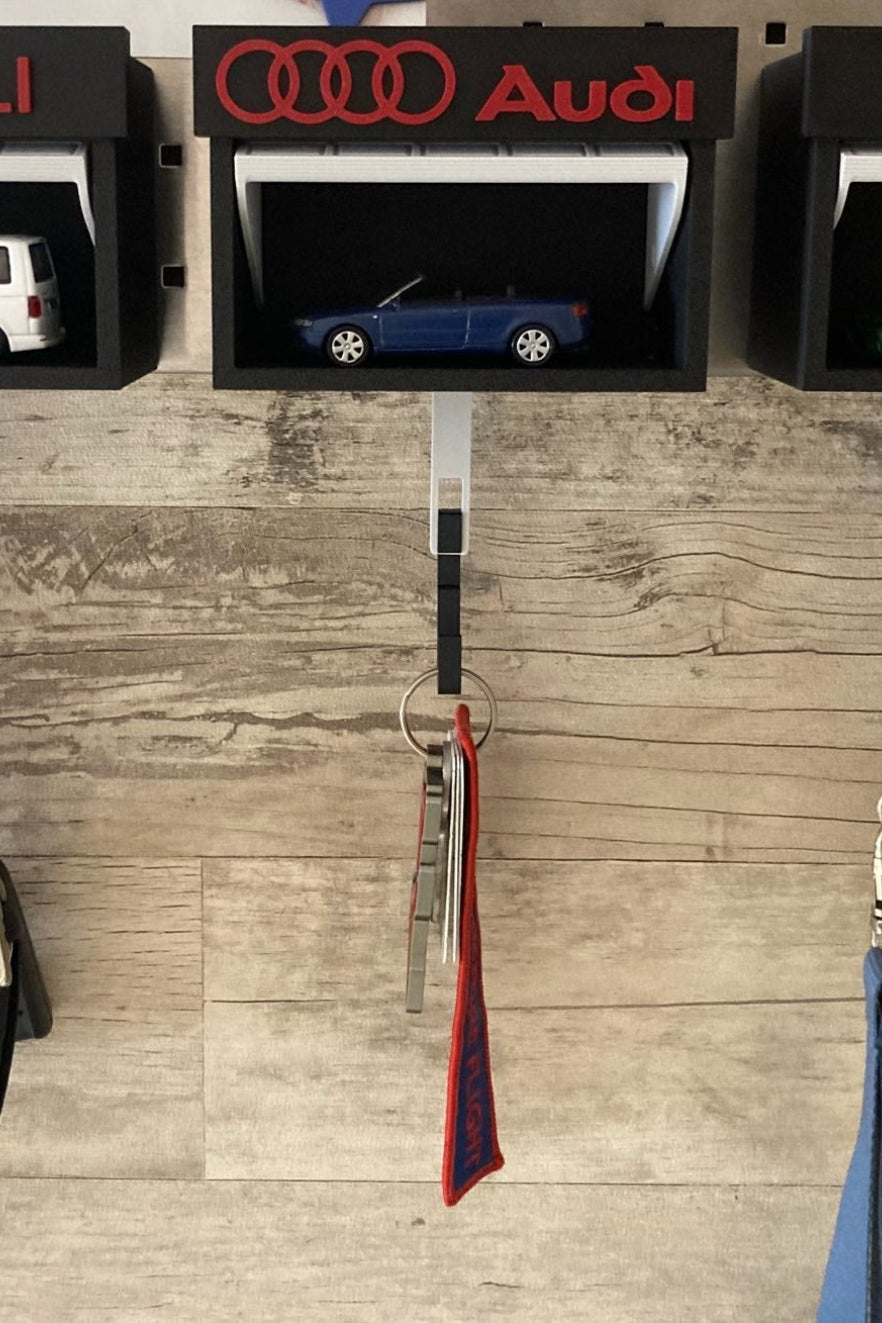Car Garage Key Holder with Opening Door