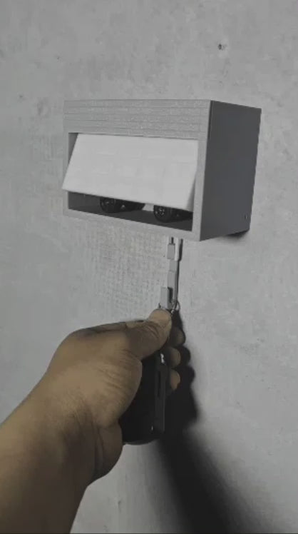 Car Garage Key Holder with Opening Door